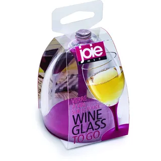 Joie 60005 Weinglas To Go, ABS-Kunststoff, Transparent