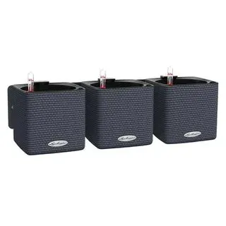 LECHUZA Green Wall 48 x 15 x 14 cm schiefergrau