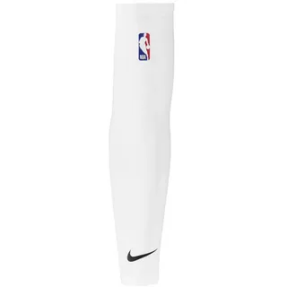 Nike Shooter Sleeve 2.0 NBA Armschoner Unisex aus Polyester, Farbe: White/Black, Größe: S/M,