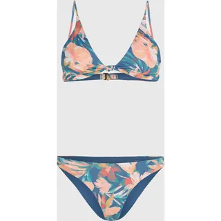 O'Neill Pismo Flamenco Bikini SET blue painted tropics (35155) 38