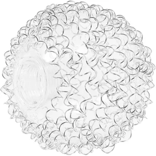 MOTHNUR Kugelförmiger Lampenschirm Aus Glas Und Aluminiumdraht Ersatz-Lampenschirm Für Pendelleuchte Und Deckenlampe Dekorativer Glasschirm Für Tischlampen 3.94 in Für G9