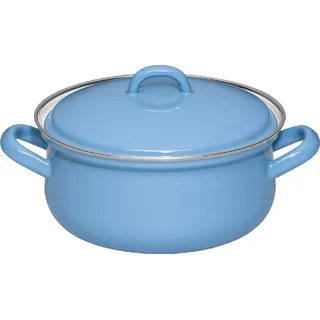 RIESS Kasserolle mit Deckel 18 cm rund