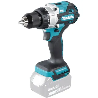 Makita DHP486Z ohne Akku + Gürtelhaken + Tiefenanschlag + Schrauberbits + Seitengriff + magnetischer Bithalter