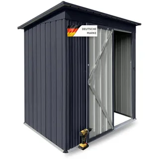 Albatros Gerätehaus S , Metall , 151.5x154x75 cm , Gartenzubehör, Geräteschuppen