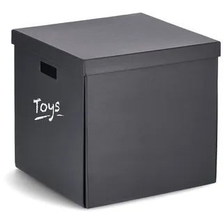 Zeller Aufbewahrungsbox 33,5 x 33 x 32 cm 1-tlg. schwarz