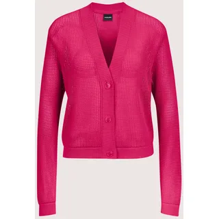 Madeleine Strickjacke Kurze Ajour-Strickjacke Rot 40/42