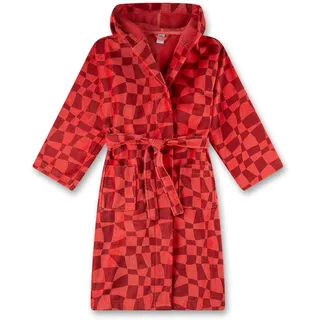 Sanetta Mädchen-Bademantel rot kariert