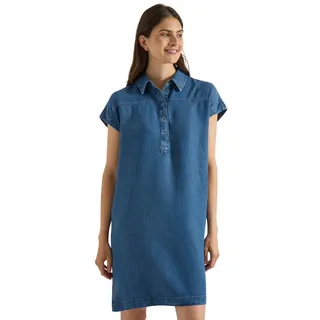 Cecil Damen 1409487 Knielanges Kleid im Denim-Look (1er Pack)