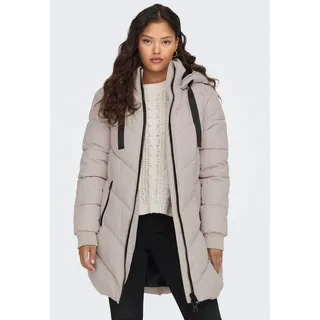 Jdy Jdyskylar Padded Hood Jacket OTW Noos, Chateau Gray/Detail:Black, XXL, EU