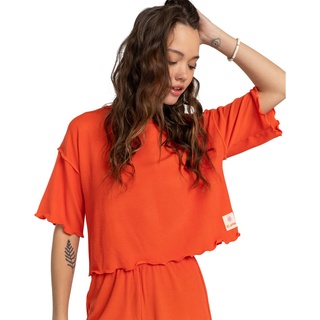 Billabong Beautiful Morning - Lockeres Crop Top für Frauen Orange