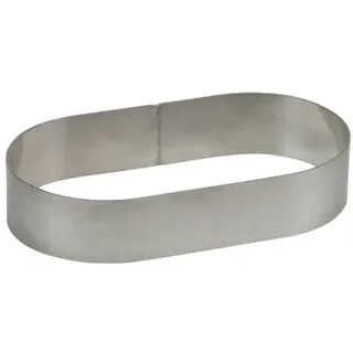 Schneider Tortenring, oval, Aluminium, 235 x 105 x 40 mm,