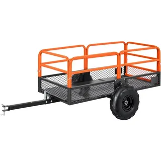 ATV UTV Stahl Kippanhänger 725,75kg - Anhängerwagen zum Hinterherziehen - Offroad Kippanhänger