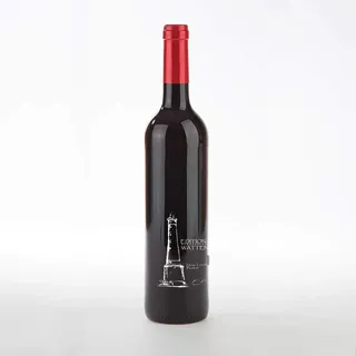Edition Wattenmeer, Motiv: Leuchtturm Borkum, Garnacha aus Spanien in Gravur-Flasche, INKLUSIVE geschmackvoller Geschenkverpackung