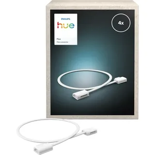 Philips Hue Verbinder Flux Flexibel für LED-Streifen 50 cm 4 Stück Weiß