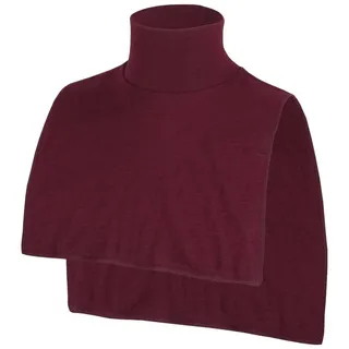 wobera Angora Stehkrageneinsatz 40% 1 St weinrot Unisex