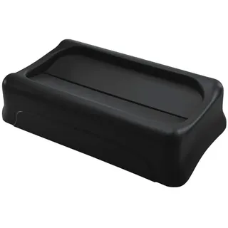 Deckel PE schwarz B297xT521mm f.Wertstoffsammler 60/87l Schwingdeckel RUBBERMAID - Schwarz