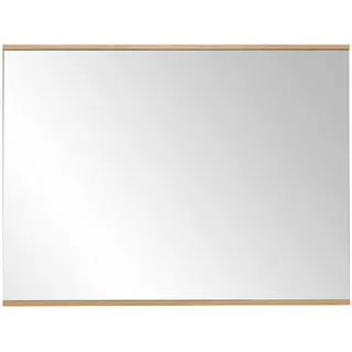 Dieter Knoll Wandspiegel , Glas , Eiche , massiv , rechteckig , 82x61x1.5 cm , Made in Germany , waagrecht montierbar , Spiegel, Wandspiegel