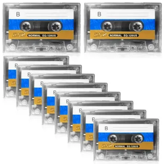15 Stück Audio Kassetten: 90 Min Audio Cassette Empty Cassette Tapes, Leere Audio Kassetten für Musikkassetten, Rauscharm Audiokassetten für Vorlesungen Seminare Alltägliche Aufnahmen