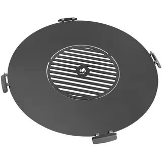 Cook King Grillplatte Ø 78 cm Metall Schwarz