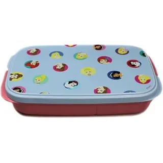 Tupperware to Go Lunchbox Clevere Pause 590ml mit Trennwand Eco+ Schule Brotdose mit Abteilung 590ml rosa