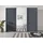 Schwebetürenschrank OTELI 271 x 210 x 62 cm Grau