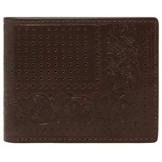 Fossil Herren Derrick Reisezubehör-Bi-Fold-Brieftasche, Braun