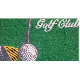 Gift Company Fußmatte Golf Club Italia, Cocco/PVC, Mehrfarbig, 75 x 1,5 x 45 cm