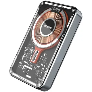 DUDAO Tgk1 Powerbank mit Magsafe wireless charger 20W 10000mAh schwarz (Tgk1-Schwarz) - Schwarz