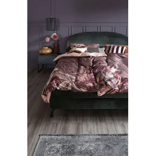 Schöner Wohnen Amalia Floral Rot 135 x 200 cm + 2 x 80 x 80 cm