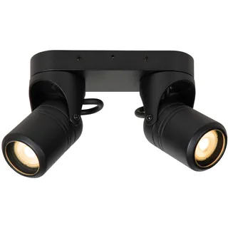 LUCIDE NIORT 2 GU10 Deckenstrahler Aluminium schwarz