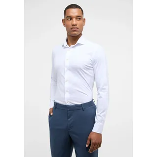Eterna Langarmhemd »SLIM FIT« NON IRON (bügelfrei), weiß