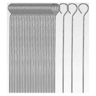 20 Edelstahl Schaschlikspieße 24,5 cm: Geeignet für Grill, Lagerfeuer, Marshmallows, Snacks und Schokoladenbrunnen.