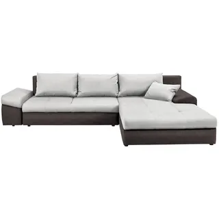 Carryhome Ecksofa , Braun, Beige , Textil , Füllung: Schaumstoff,Schaumstoff , Ottomane rechts, seitenverkehrt montierbar, L-Form , 313x215 cm , Made in Eu , Stoffauswahl, Schlafen auf Sitzhöhe, Rücken echt , Wohnzimmer, Sofas & Couches, Wohnlandschaften, Ecksofas