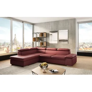 sit&more Ecksofa »Valentine L-Form, B: 272 cm« mit Arm- & Kopfteilverstellung, optional mit Bettfunktion,