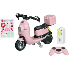 BABY Born E-Scooter, Ferngesteuerter Roller mit Ladestation zum Aufladen Spielen, für 43cm Puppen, 835920 Zapf Creation
