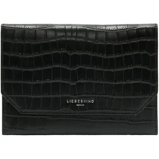Liebeskind Berlin Lora Croco Pouch M Clutch Leder Black