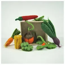 Gemüsebox aus Wollfilz 6er Set