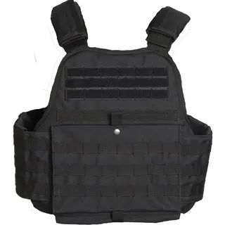 Mil-Tec Plate Carrier, Weste Schwarz