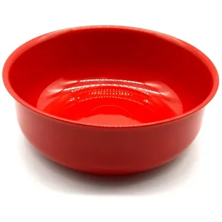 Kimmel Schüssel Schale Müsli Suppe Kunststoff Plastik Mehrweg bruchsicher stapelbar 17 cm, Rot