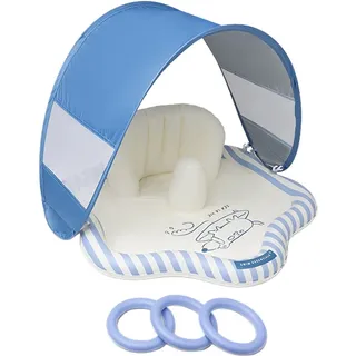 Swim Essentials Baby Plansch Matte 76 cm Blau - Surfer Planschbecken Pool