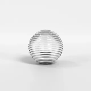 ASTRO Tacoma Lampenschirm aus geripptem Glas, klar 5036003