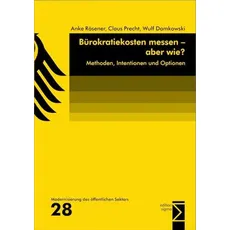 Bürokratiekosten messen - aber wie?