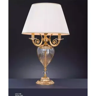 Tischleuchte Art déco Stil Kronleuchte Tisch Lampe Kristall Leuchte - Weiß