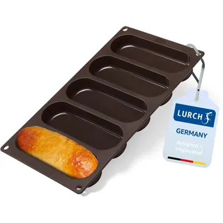 LURCH FlexiForm Hot Dog Buns L Backform für 5 Brötchen