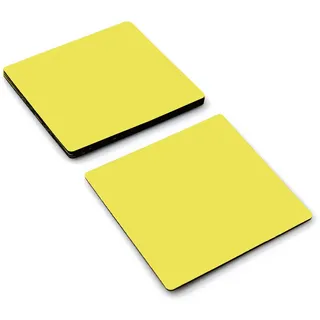 Magnet Experten mf7575 (YED)-100 FLEXIBLE Magnetfolie W/Gloss Trocken abwischbar Oberfläche, Gelb (100 Stück)