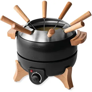 Boska Fondueset Elektrisch Party 2.3L - Fondue elektrisch - Für Käsefondue, Schokofondue, Hotpot, Fleischfondue - Temperaturregler - 2,3 Liter - Edelstahl - Fondue gerät