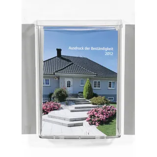 Sigel Wandprospekthalter transparent DIN A4