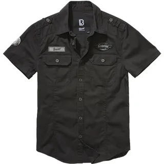 Brandit Textil Brandit Luis Vintage Shirt Short Sleeve schwarz, Größe L