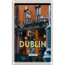 Blechschild 20x30 cm - Dublin Ireland Palace Bar Reiseziel