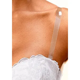 Abracada Bra BH-Träger, (2 Paar), Trägerbreite 1,8 cm - transparent, zum Austauschen, farblos